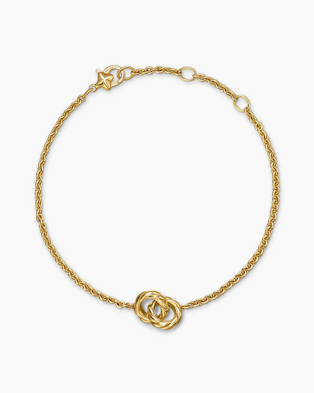 SCULPTED CABLE CHAIN BRACELET 18K Yellow Gold, 8mm
