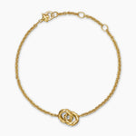 SCULPTED CABLE CHAIN BRACELET 18K Yellow Gold, 8mm