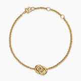 SCULPTED CABLE CHAIN BRACELET 18K Yellow Gold, 8mm
