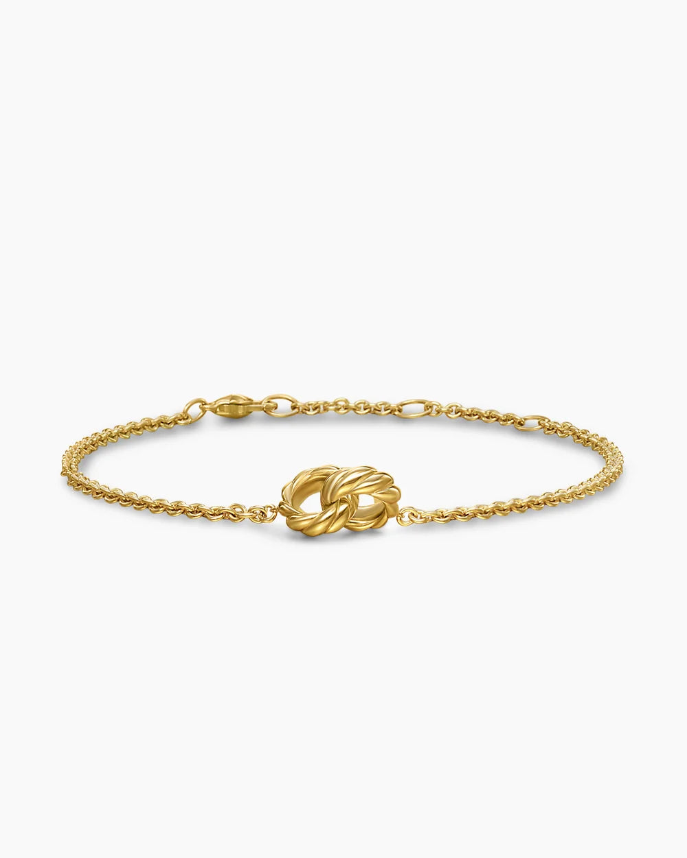 SCULPTED CABLE CHAIN BRACELET 18K Yellow Gold, 8mm