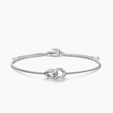 SCULPTED CABLE CHAIN BRACELET Sterling Silver, 8mm