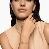 DY Madison® Toggle Chain Bracelet Sterling Silver with 18K Yellow Gold, 3mm