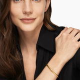 CABLESPIRA® FLEX STATION BRACELET 18K Yellow Gold with Diamonds, 4mm