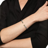 CABLE FLEX® BRACELET Sterling Silver with 14K Yellow Gold, 6mm