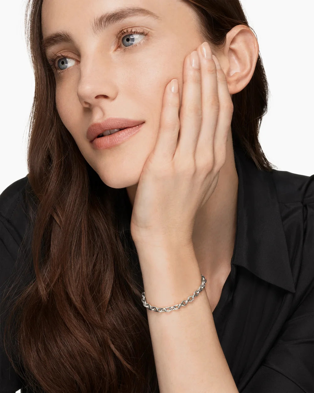 DY MERCER® PETITE CHAIN BRACELET Sterling Silver, 4.5mm