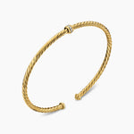 Micro Cablespira® Flex Center Station Bracelet 18K Yellow Gold, 2.6mm