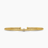 Micro Cablespira® Flex Center Station Bracelet 18K Yellow Gold, 2.6mm