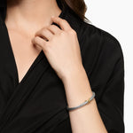 Cable Flex® X Bracelet Sterling Silver with 14K Yellow Gold, 6mm