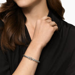 Cable Flex® Buckle Bracelet Sterling Silver with Diamonds, 6mm