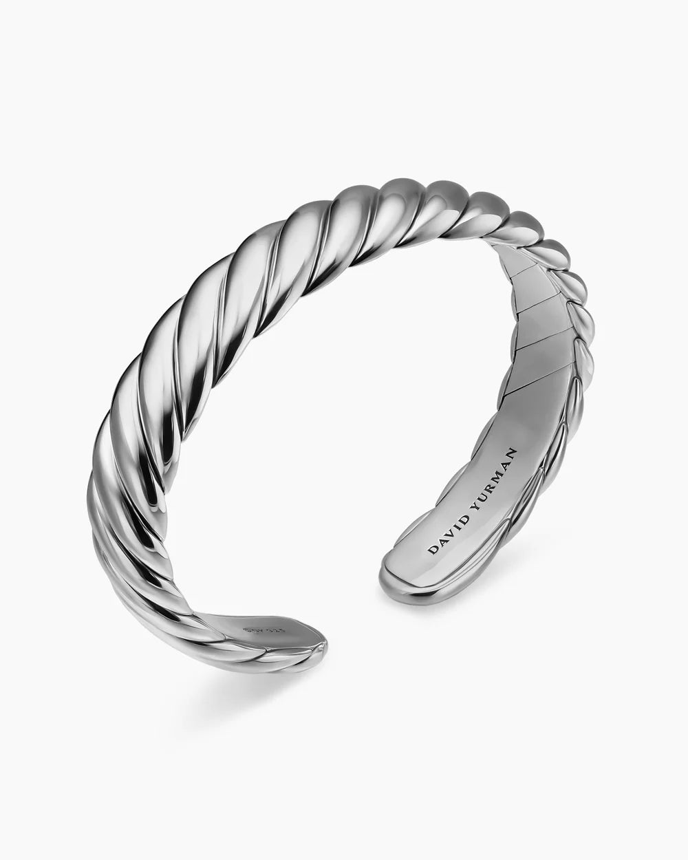 SCULPTED CABLE FLEX BRACELET Sterling Silver, 11mm