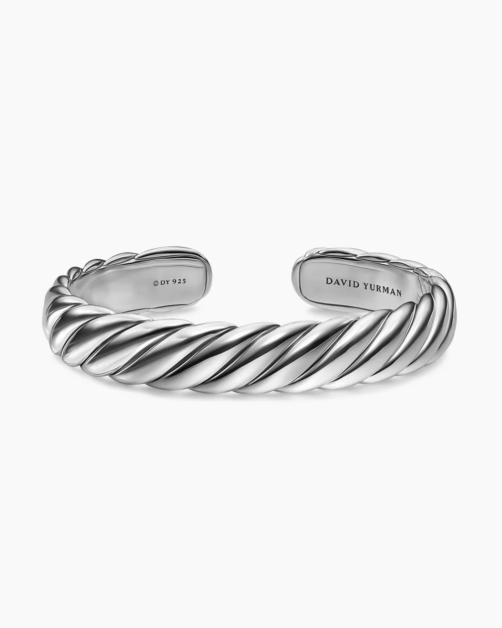 SCULPTED CABLE FLEX BRACELET Sterling Silver, 11mm
