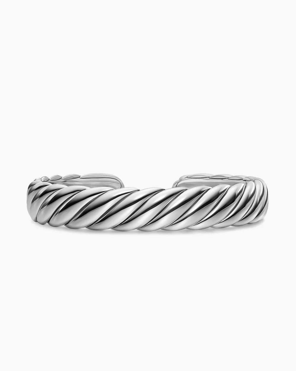 SCULPTED CABLE FLEX BRACELET Sterling Silver, 11mm