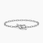 DY Madison® Heart Toggle Chain Bracelet Sterling Silver, 3mm