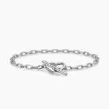 DY Madison® Heart Toggle Chain Bracelet Sterling Silver, 3mm