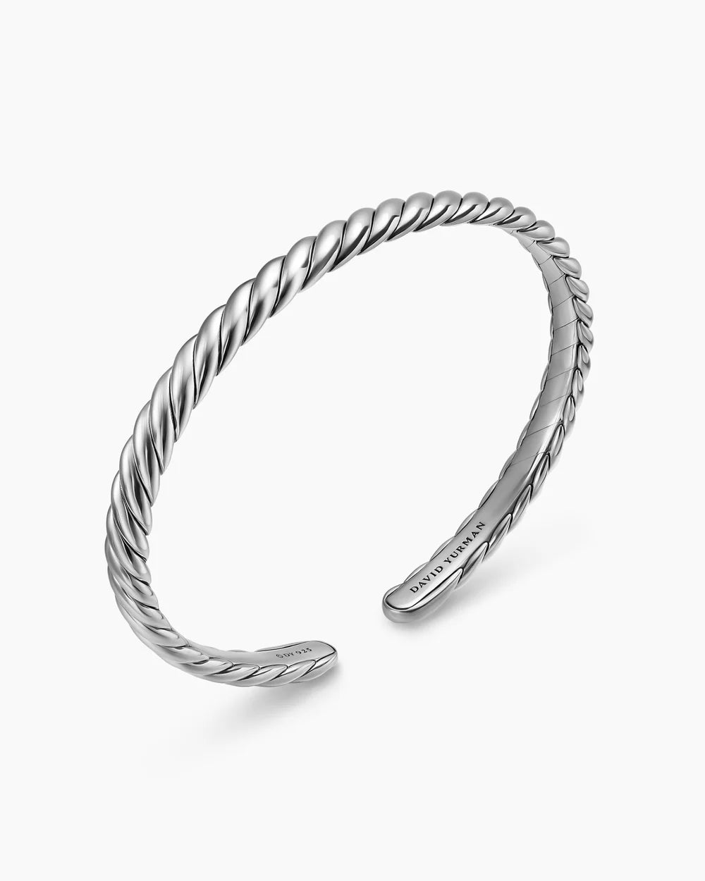 SCULPTED CABLE FLEX BRACELET Sterling Silver, 5mm