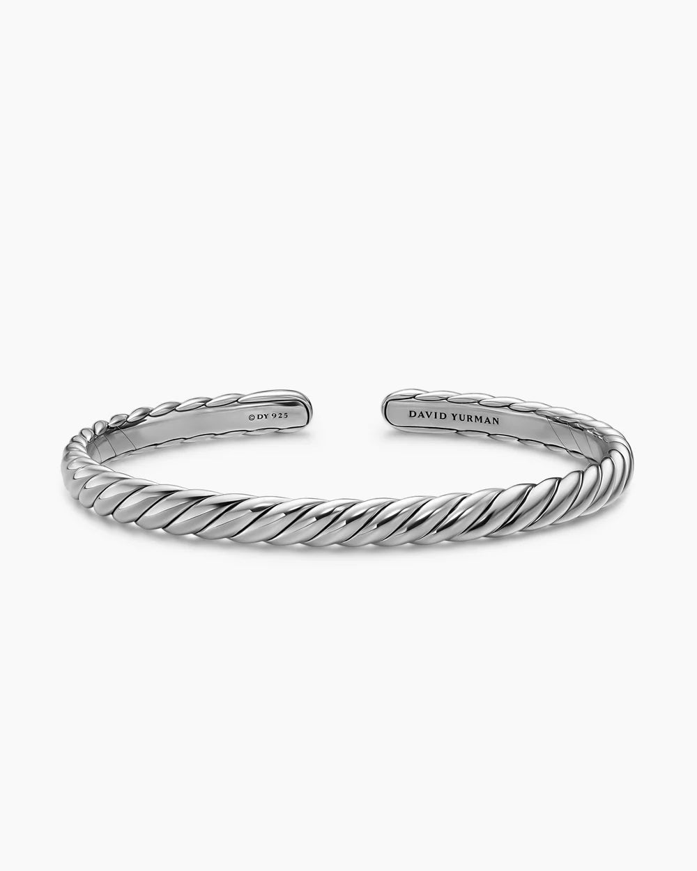 SCULPTED CABLE FLEX BRACELET Sterling Silver, 5mm