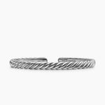 SCULPTED CABLE FLEX BRACELET Sterling Silver, 5mm