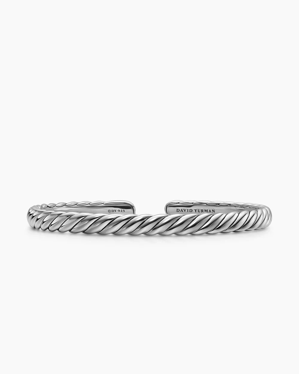 SCULPTED CABLE FLEX BRACELET Sterling Silver, 5mm