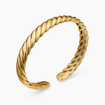 SCULPTED CABLE FLEX BRACELET 18K Yellow Gold, 7.5mm