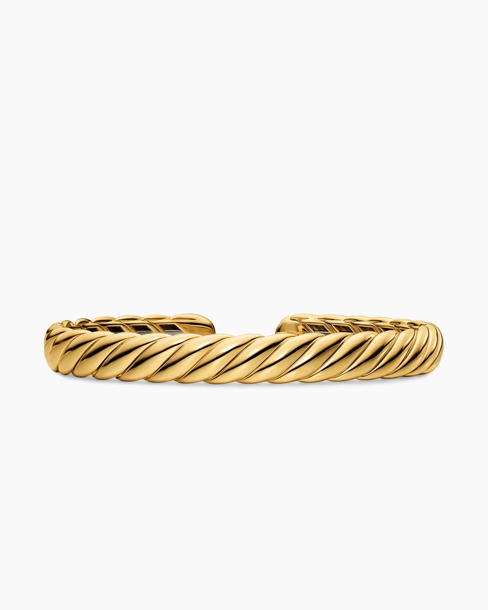 SCULPTED CABLE FLEX BRACELET 18K Yellow Gold, 7.5mm