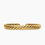 SCULPTED CABLE FLEX BRACELET 18K Yellow Gold, 7.5mm