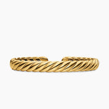 SCULPTED CABLE FLEX BRACELET 18K Yellow Gold, 7.5mm