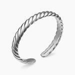 SCULPTED CABLE FLEX BRACELET Sterling Silver, 7.5mm