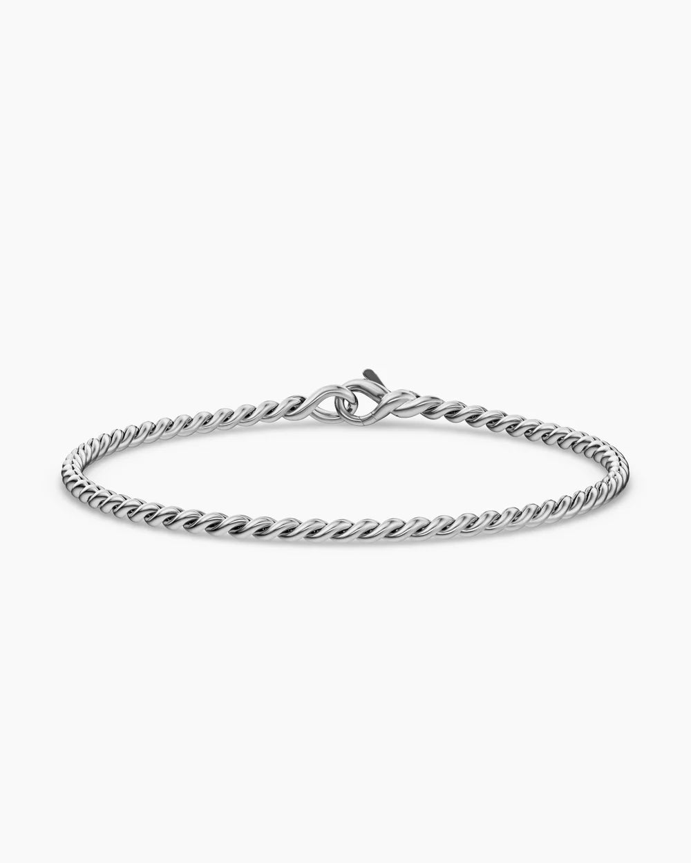 SCULPTED CABLE CHAIN BRACELET Sterling Silver, 2.7mm