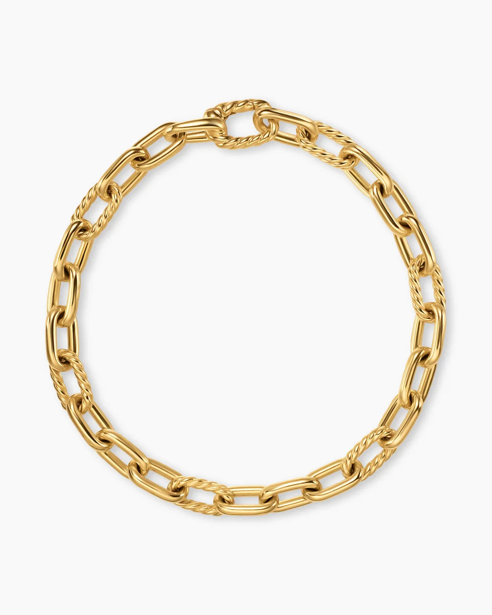 DY MADISON® CHAIN BRACELET 18K Yellow Gold, 6mm