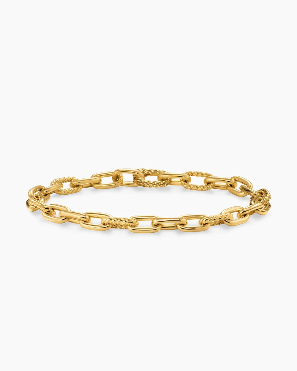DY MADISON® CHAIN BRACELET 18K Yellow Gold, 6mm