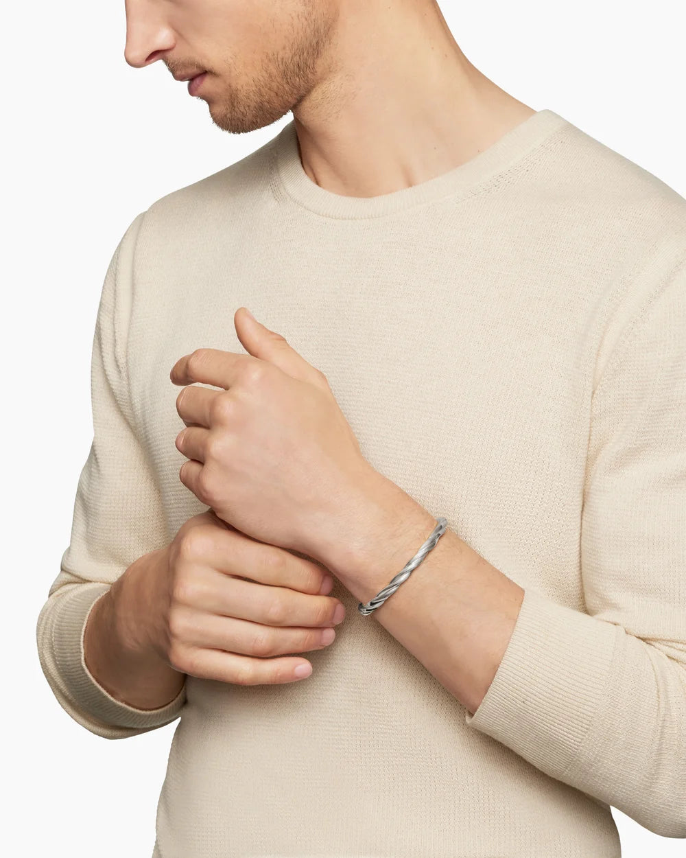 DY Helios Cuff Bracelet in Sterling Silver, 6mm