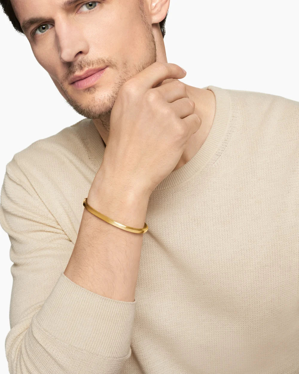 Streamline® Bracelet in 18K Yellow Gold, 4.4mm