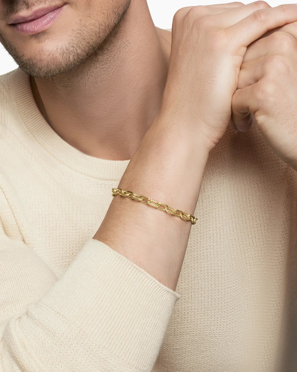 DY MADISON® CHAIN BRACELET 18K Yellow Gold, 6mm