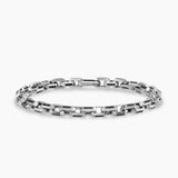 Streamline® Link Bracelet Sterling Silver with Black Diamonds, 5.5mm