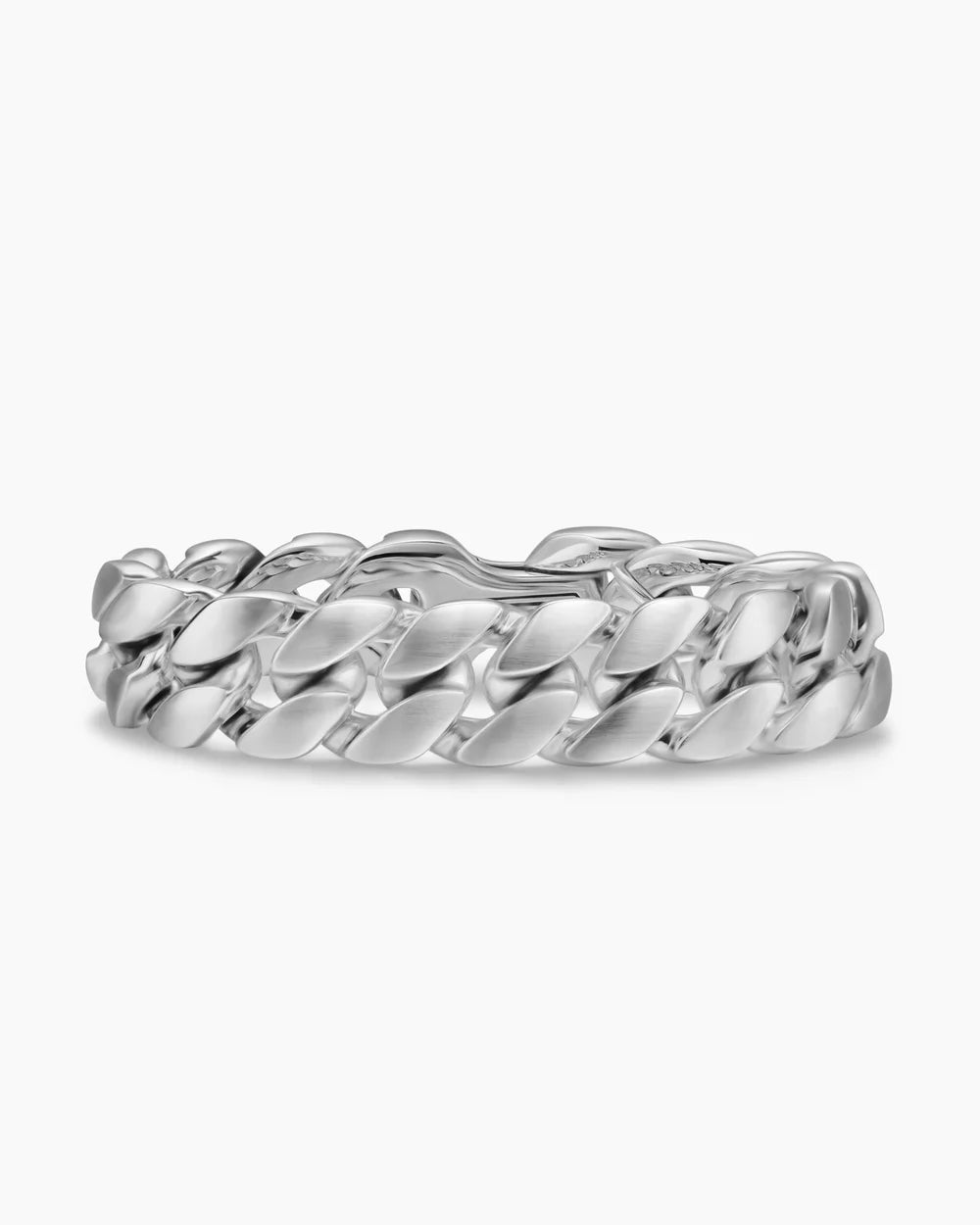 Curb Chain Bracelet Sterling Silver, 18mm