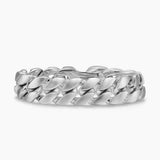 Curb Chain Bracelet Sterling Silver, 18mm