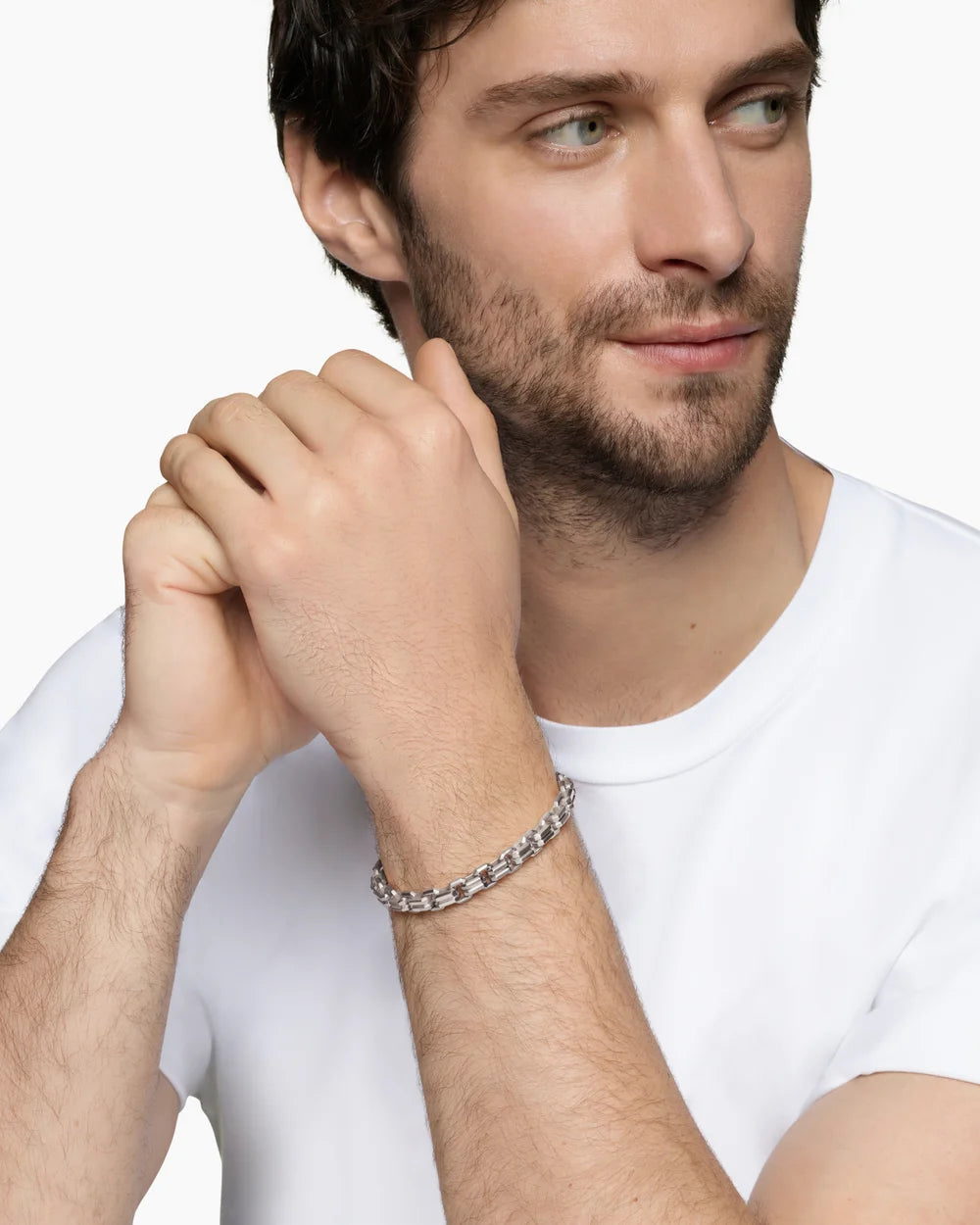 Streamline® Double Heirloom Link Bracelet in Sterling Silver, 8mm