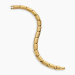 Chevron Link Bracelet 18K Yellow Gold, 7.6mm