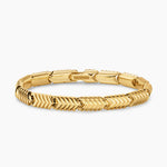 Chevron Link Bracelet 18K Yellow Gold, 7.6mm