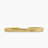 Cable Cuff Bracelet 18K Yellow Gold, 6mm