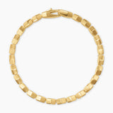 Hex Pavé Tennis Bracelet 18K Yellow Gold with Diamonds, 8mm