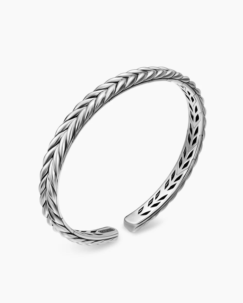 CHEVRON FLEX BRACELET Sterling Silver, 6.4mm