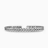 CHEVRON FLEX BRACELET Sterling Silver, 6.4mm