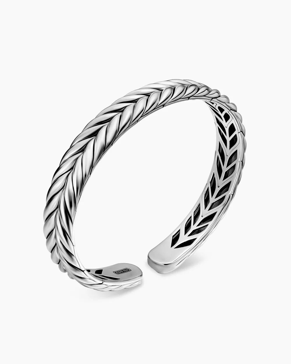 CHEVRON FLEX BRACELET Sterling Silver, 10mm