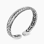 CHEVRON FLEX BRACELET Sterling Silver, 10mm