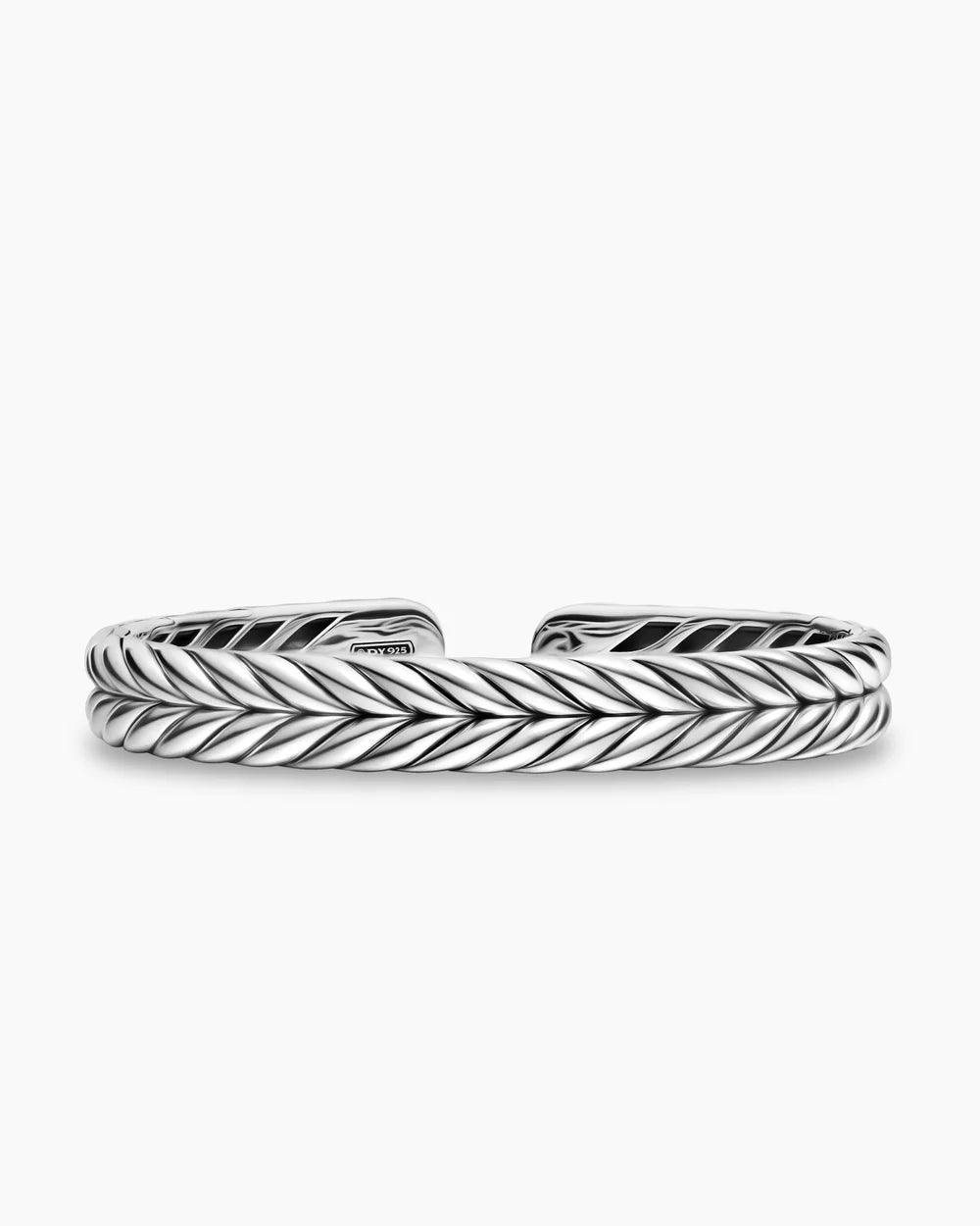 Chevron Flex Bracelet Sterling Silver, 10mm