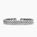 Chevron Flex Bracelet Sterling Silver, 10mm