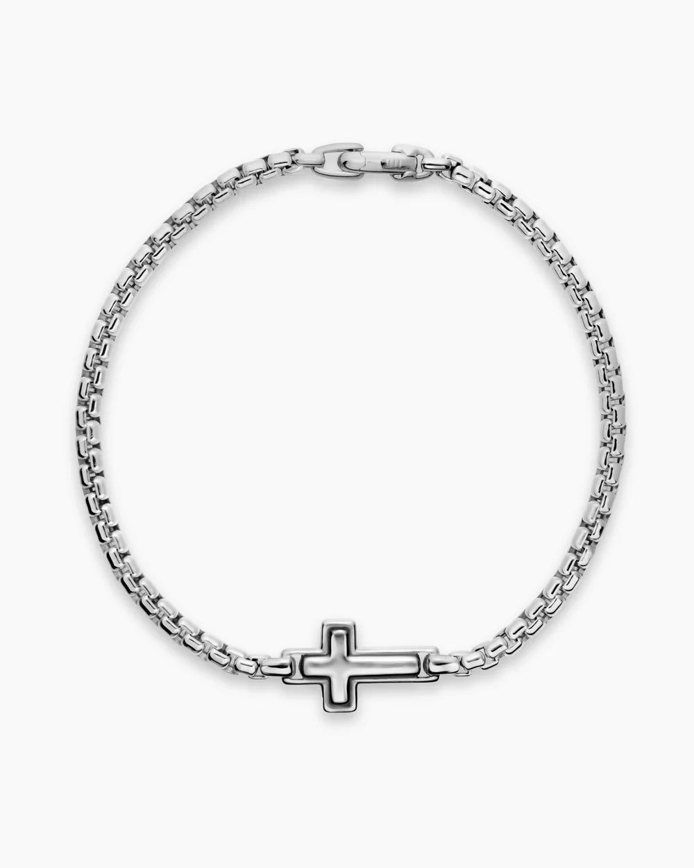 CROSS STATION BRACELET Sterling Silver, 3.6mm  $495 - $515