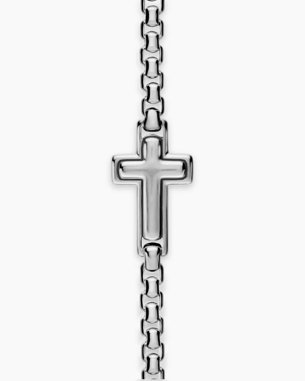 CROSS STATION BRACELET Sterling Silver, 3.6mm  $495 - $515