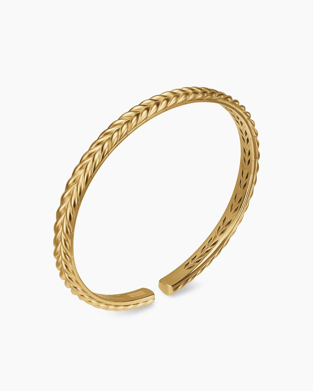 CHEVRON FLEX BRACELET 18K Yellow Gold, 5.2mm